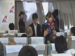 「制服内衣全裸」毫无表情 航空版 6 ～【淫语】【触摸】【处